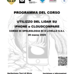 Corso di rilievo con Lidar iPhone e CloudCompare